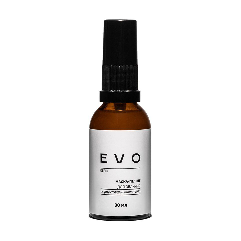 Маска-пілінг для обличчя EVO derm з фруктовими кислотами, 30 мл